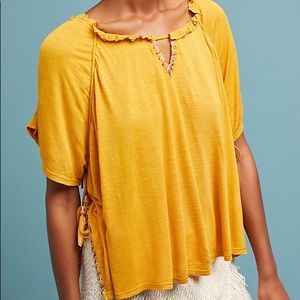 Anthropologie Braylon Peasant Top